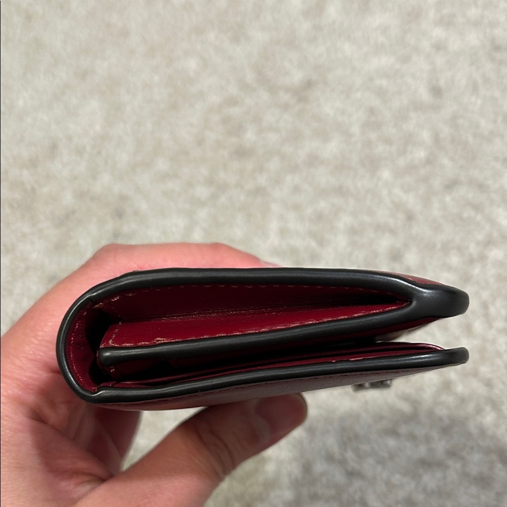 Coach Red Essential Wallet - Picture 12 of 14